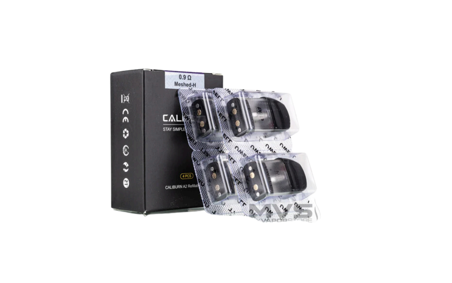 Caliburn A2 Replacement Pods 4 Pack | Uwell Refillable | 45 Min Delivery Bangalore & Hyderabad