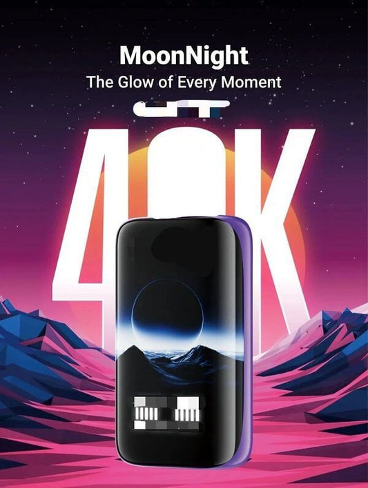 Elfbar MoonNight 40000 3 Power Levels Dual Mesh Curved Display Rechargeable Pod Device Bangalore
