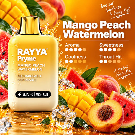 Buy Rayya Pryme 3000 Puf Disposable Vape Online in Bangalore