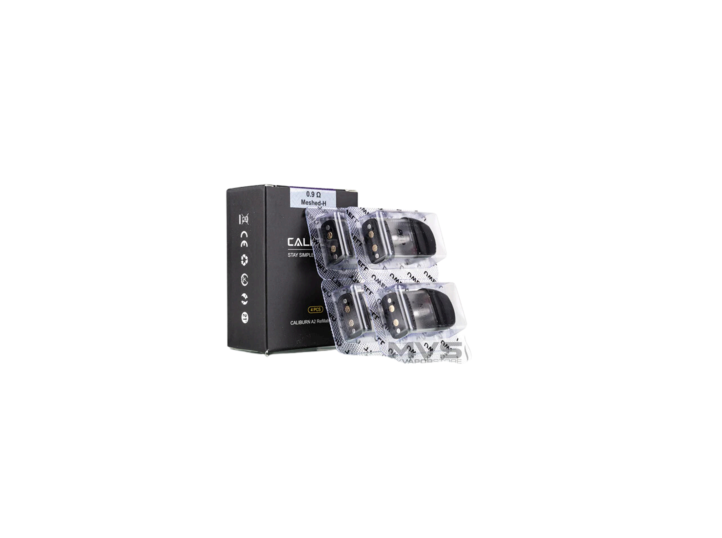 Caliburn A2 Replacement Pods 4 Pack Uwell Anti-Leak Refillable Bangalore
