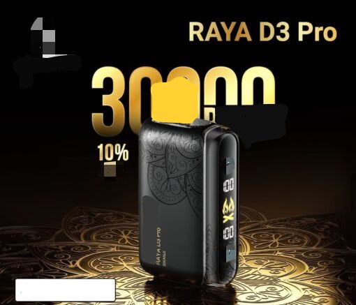 Raya D3 Pro 30000 Black Gold Edition Premium Pod Device Delivery Devanahalli Airport Hoskote Bangalore